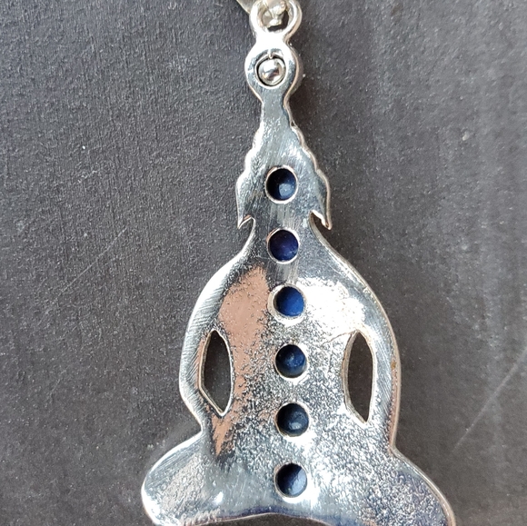 New Lapis Lazuli Buddha Chakra Pendant. - Picture 5 of 7